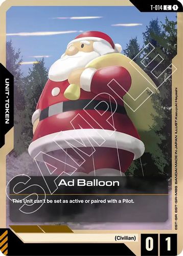 Ad Balloon Token (T-014) card