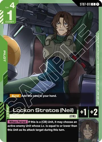 Lockon Stratos (Neil) (ST07-011) card