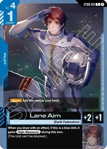 Lane Aim (ST08-011) card