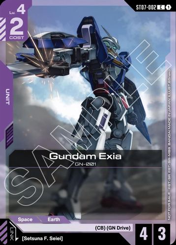 Gundam Exia (ST07-002) card