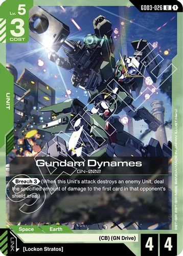 Gundam Dynames (GD03-026) card
