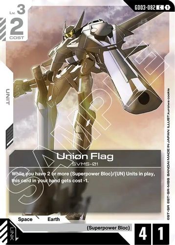 Union Flag (GD03-082) card