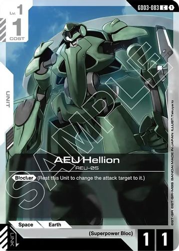 AEU Hellion (GD03-083) card