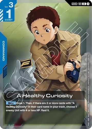 A Healthy Curiosity (GD03-101) card