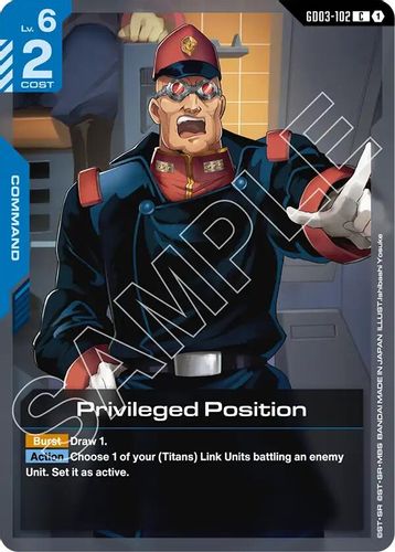Privileged Position (GD03-102) card
