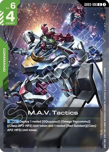 M.A.V. Tactics (GD03-106) card
