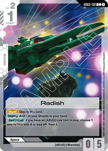 Radish (GD03-132) card