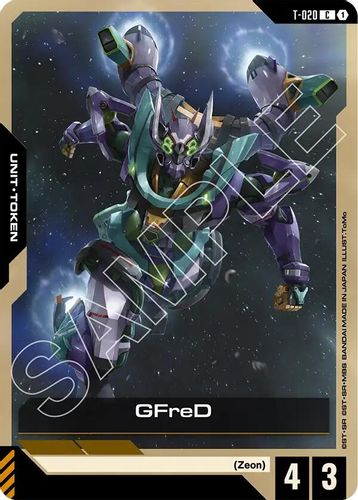 GFreD Token (T-020) card