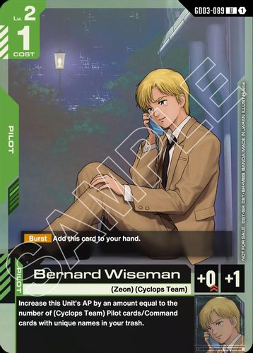 Bernard Wiseman (GD03-089) card