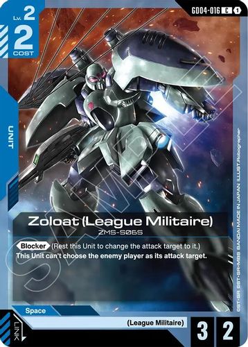 Zoloat (League Militaire) (GD04-016) card