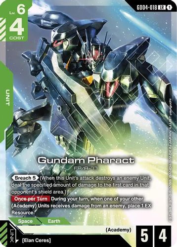 Gundam Pharact (GD04-018) card