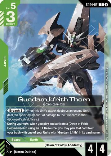 Gundam Lfrith Thorn (GD04-021) card