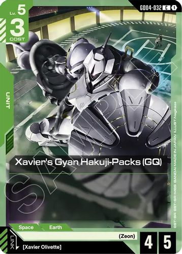 Xavier's Gyan Hakuji-Packs (GQ) (GD04-032) card
