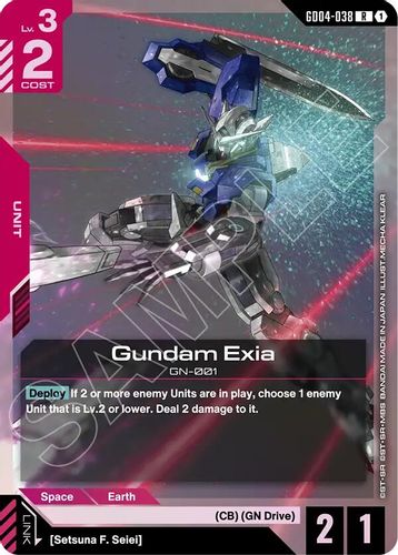 Gundam Exia (GD04-038) card
