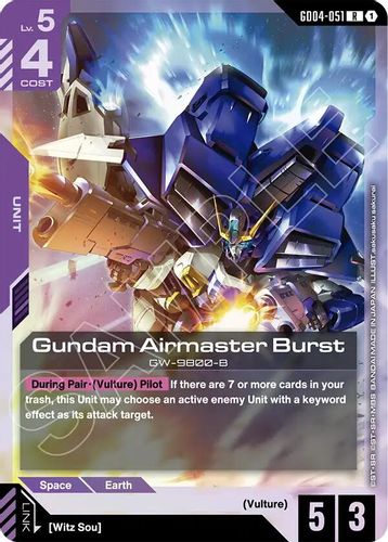 Gundam Airmaster Burst (GD04-051) card