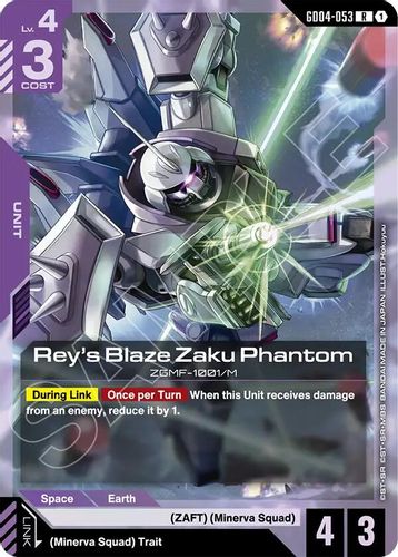 Rey's Blaze Zaku Phantom (GD04-053) card
