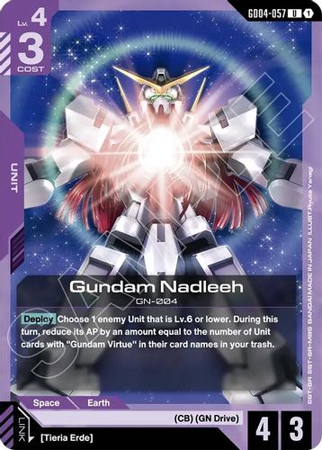 Gundam Nadleeh (GD04-057) card