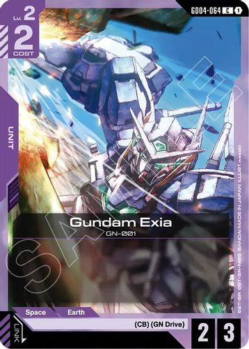 Gundam Exia (GD04-064) card