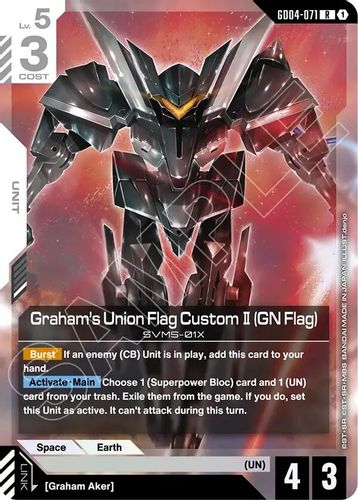Graham's Union Flag Custom II (GN Flag) (GD04-071) card