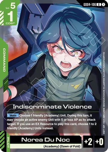 Indiscriminate Violence (GD04-106) card