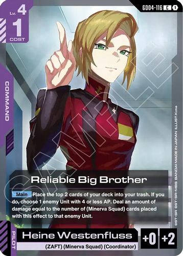 Reliable Big Brother (GD04-116) card