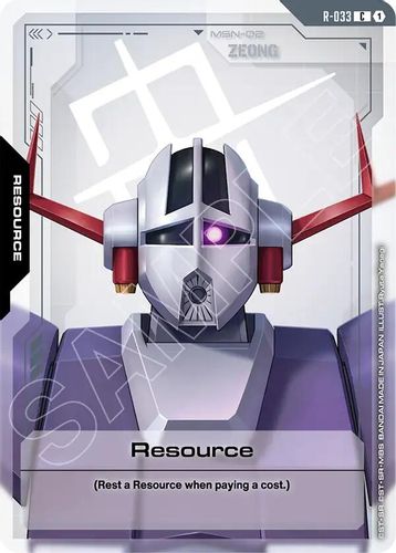 Resource (R-033) card