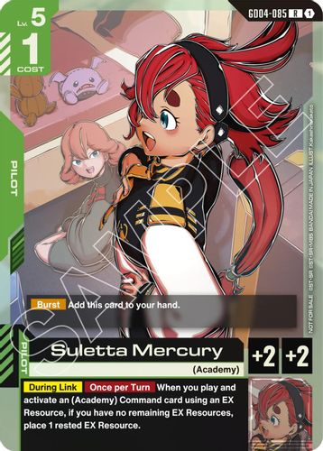 Suletta Mercury (GD04-085) card