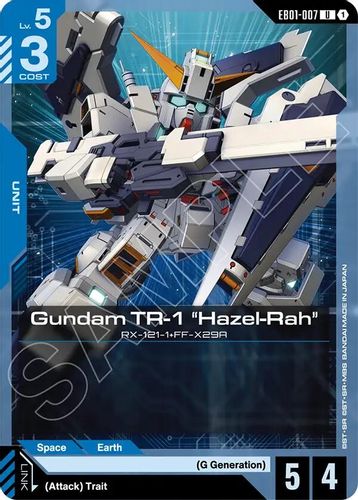 Gundam TR-1 "Hazel-Rah" (EB01-007) card