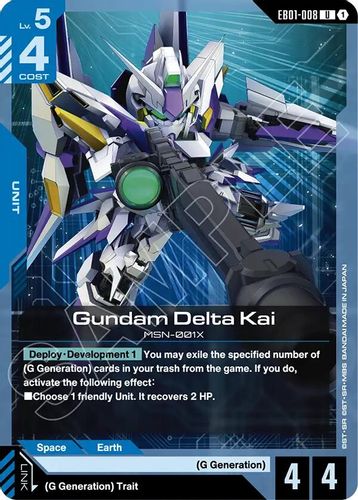 Gundam Delta Kai (EB01-008) card