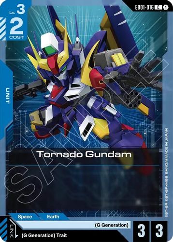 Tornado Gundam (EB01-016) card
