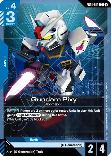 Gundam Pixy (EB01-019) card