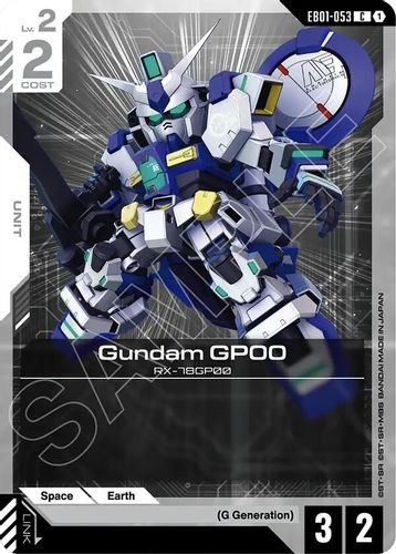Gundam GP00 (EB01-053) card