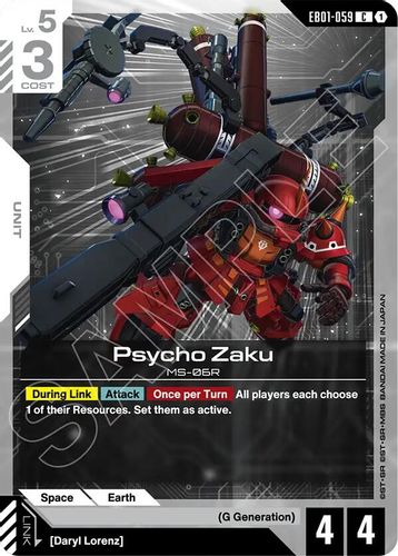 Psycho Zaku (EB01-059) card