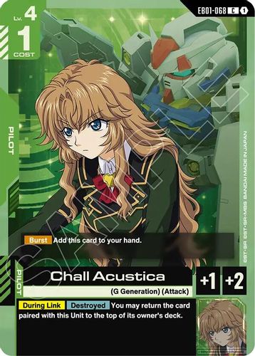 Chall Acustica (EB01-068) card