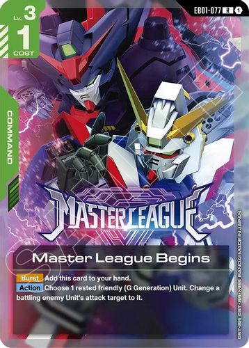 Master League Begins (EB01-077) card