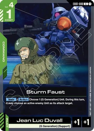 Sturm Faust (EB01-080) card
