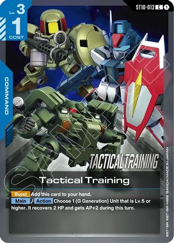 Tactical Training (ST10-013) card