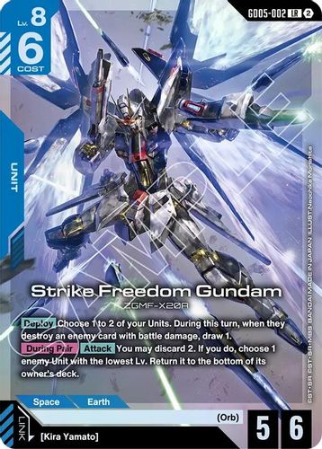 Strike Freedom Gundam (GD05-002) card
