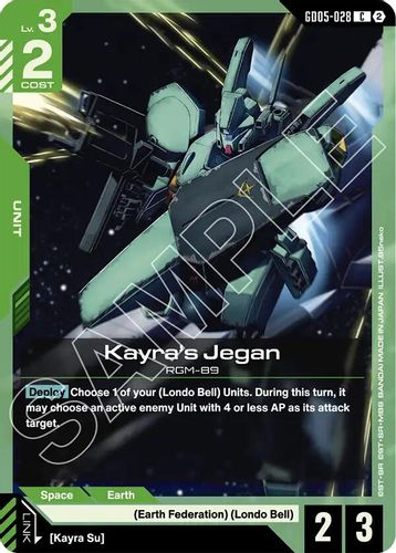 Kayra's Jegan (GD05-028) card