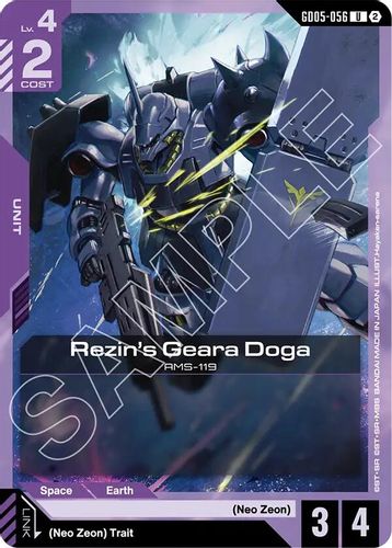 Rezin's Geara Doga (GD05-056) card
