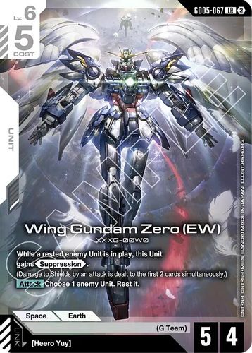 Wing Gundam Zero (EW) (GD05-067) card