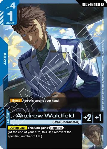 Andrew Waldfeld (GD05-082) card