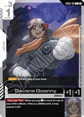 Gavane Goonny (GD05-101) card