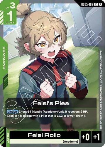 Felsi's Plea (GD05-109) card