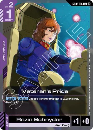 Veteran's Pride (GD05-116) card