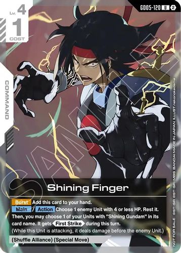 Shining Finger (GD05-120) card