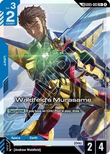 Waldfeld's Murasame (GD05-003) card