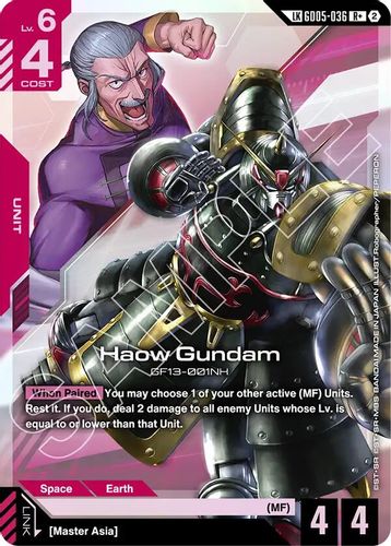 Haow Gundam (GD05-036) card
