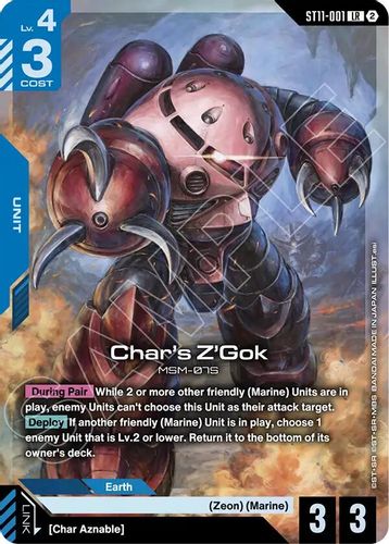Char's Z'Gok (ST11-001) card