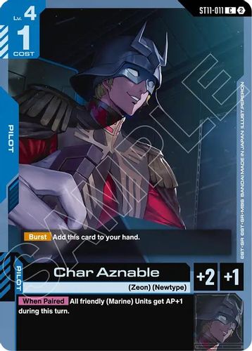 Char Aznable (ST11-011) card